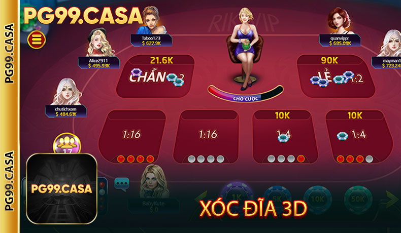Xóc đĩa 3D